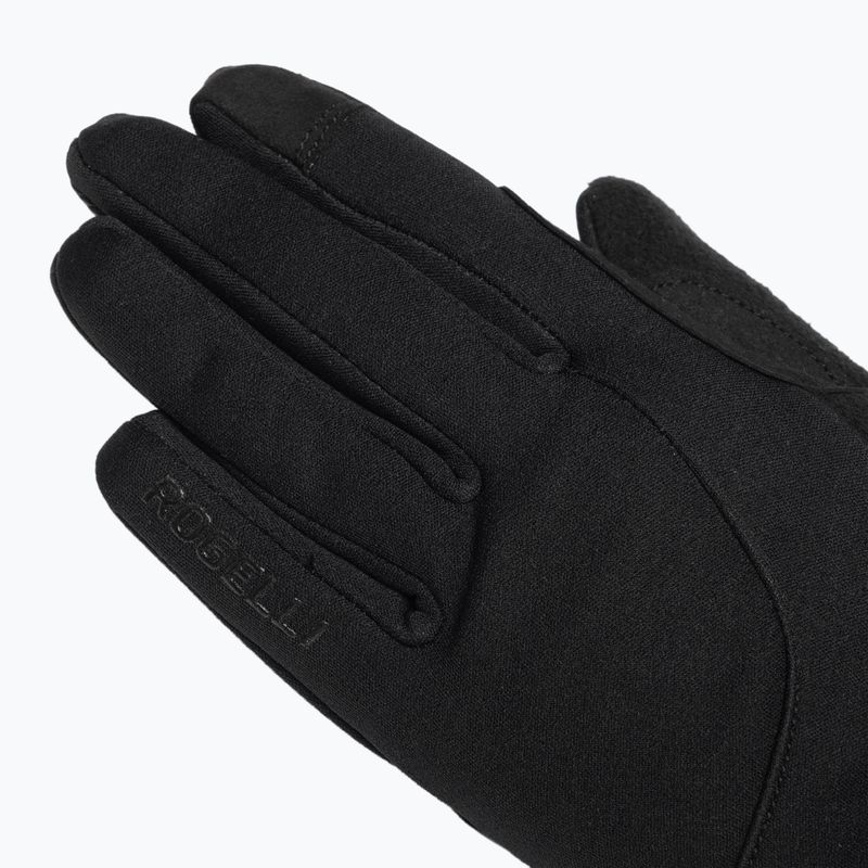 Dámske cyklistické rukavice Rogelli Core II Winter Windproof W black 4