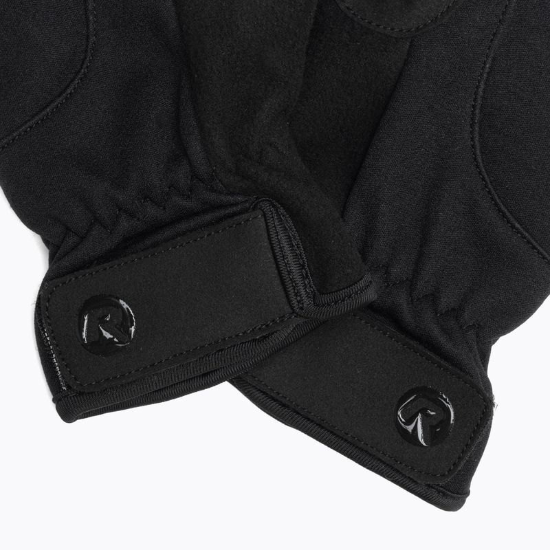 Dámske cyklistické rukavice Rogelli Core II Winter Windproof W black 6