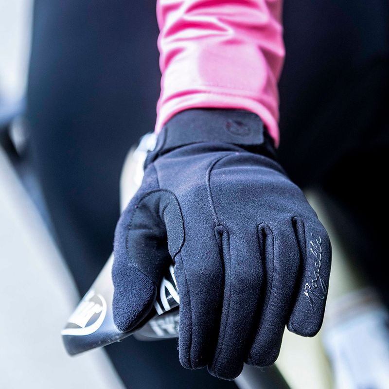 Dámske cyklistické rukavice Rogelli Core II Winter Windproof W black 10
