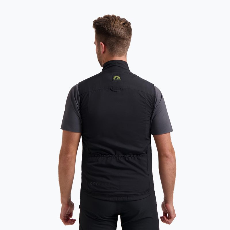 Pánska cyklistická vesta Rogelli Advntr Insulated black 2