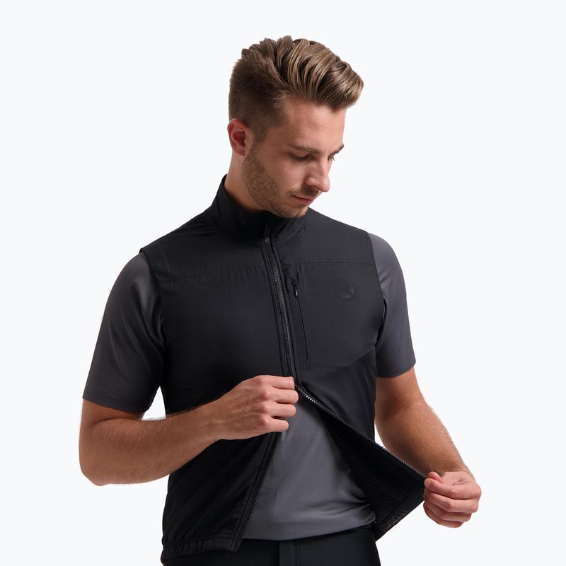 Pánska cyklistická vesta Rogelli Advntr Insulated black 3