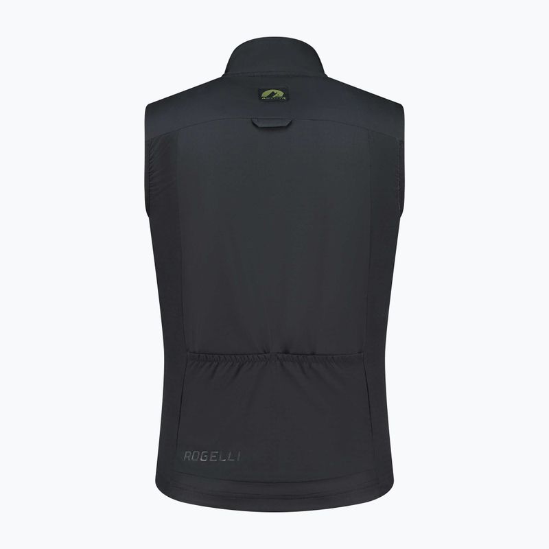 Pánska cyklistická vesta Rogelli Advntr Insulated black 6