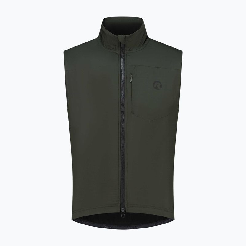 Rogelli Advntr Zateplená army green pánska cyklistická vesta 6