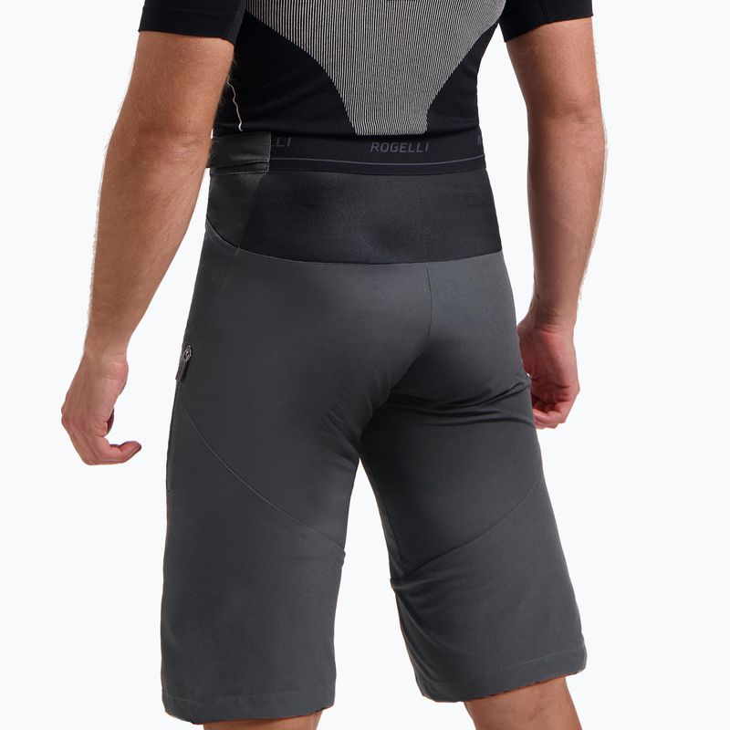 Pánske cyklistické šortky Rogelli Advntr Distance MTB grey 4