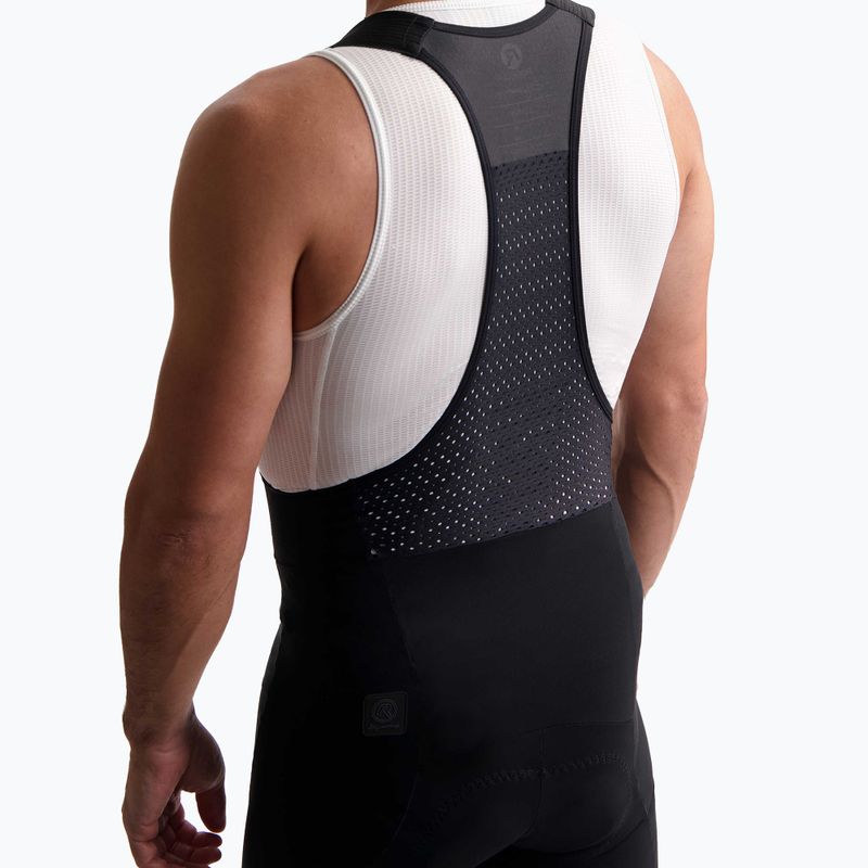 Rogelli Signature Bib Short pánske cyklistické šortky čierne 3