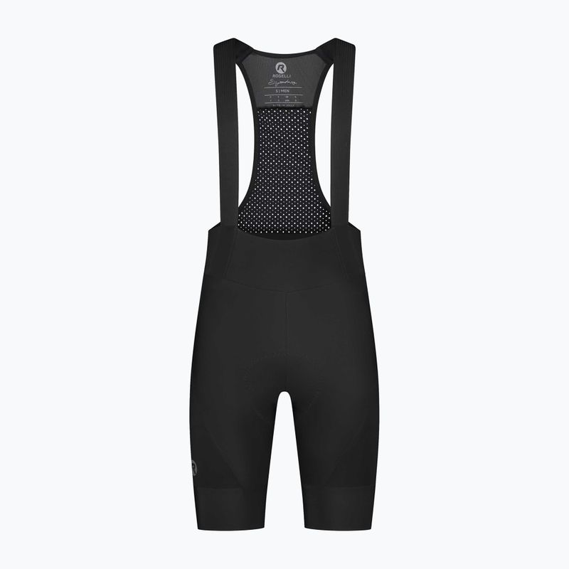 Rogelli Signature Bib Short pánske cyklistické šortky čierne 4