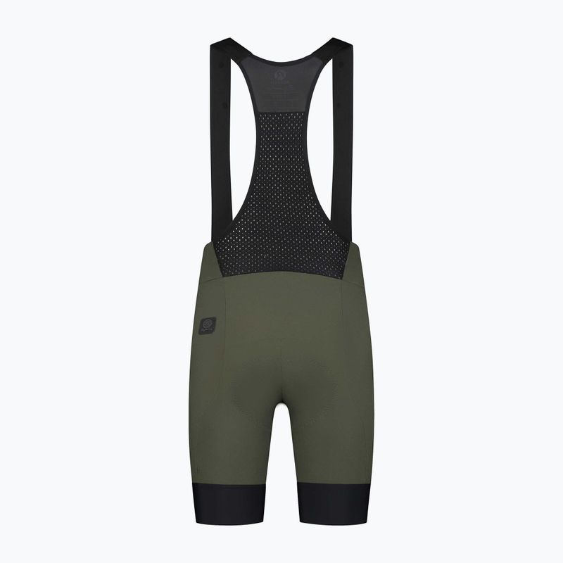 Rogelli Signature Bib Short pánske cyklistické šortky zelené 5