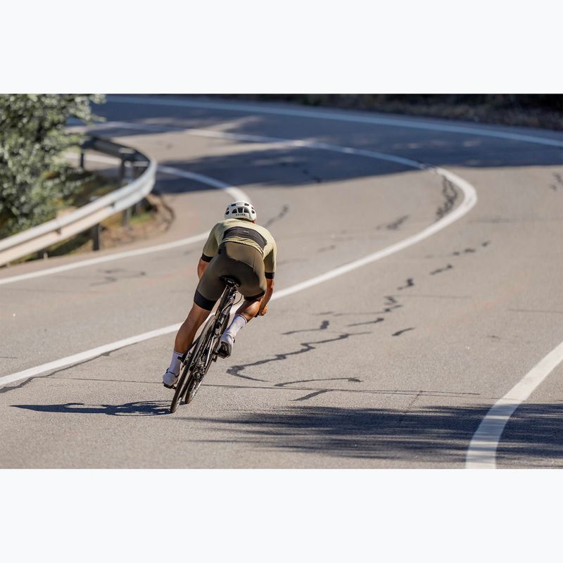 Rogelli Signature Bib Short pánske cyklistické šortky zelené 6