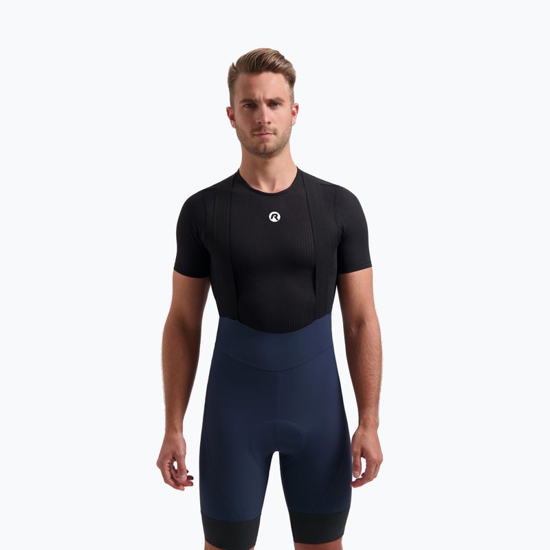 Rogelli Signature Bib Short pánske cyklistické šortky modré