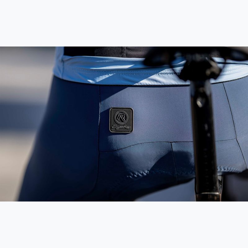 Rogelli Signature Bib Short pánske cyklistické šortky modré 11