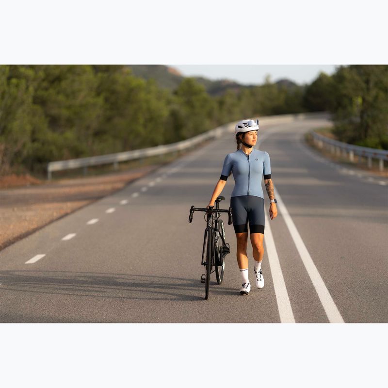 Dámske cyklistické šortky Rogelli Signature Bib Short W blue 6