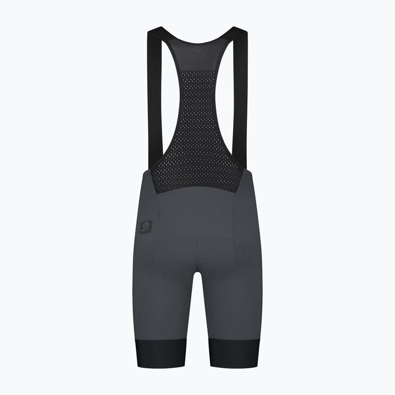 Rogelli Signature Bib Short pánske cyklistické šortky šedé 9