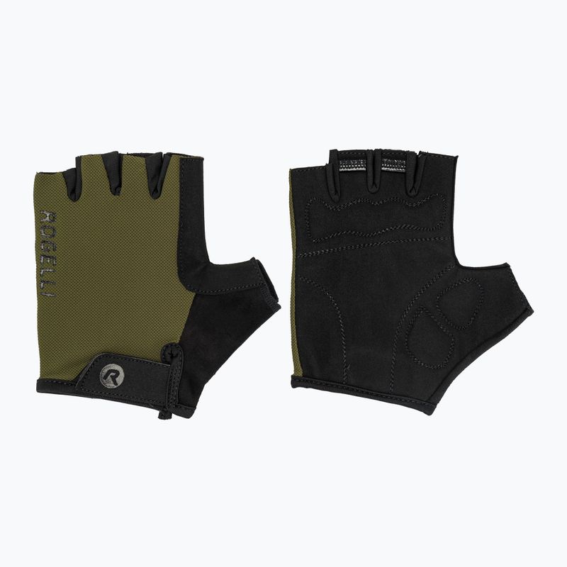 Rogelli Core army green pánske cyklistické rukavice