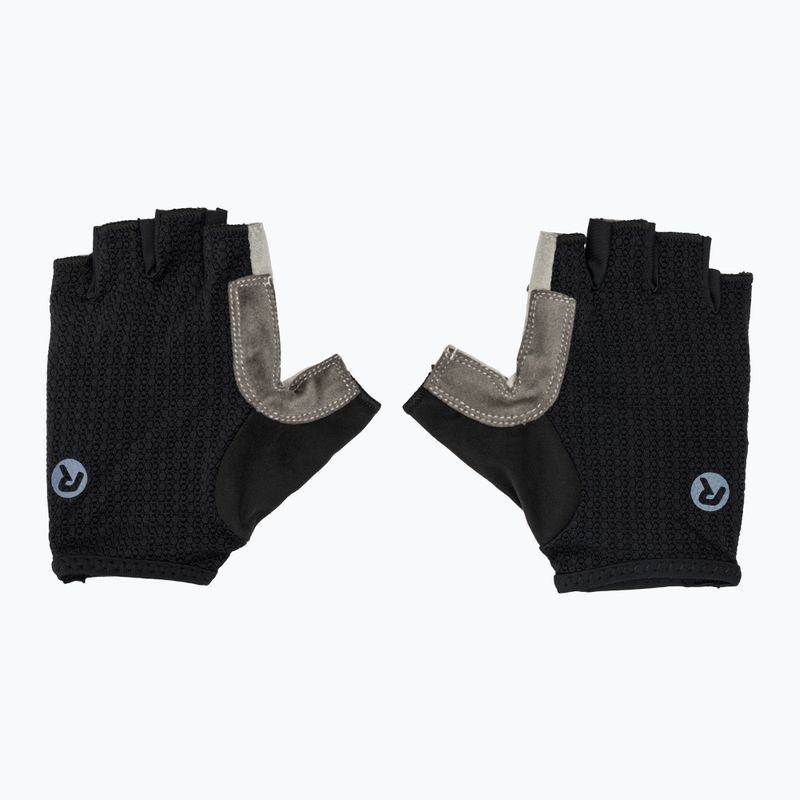 Pánske cyklistické rukavice Rogelli Classic black 2