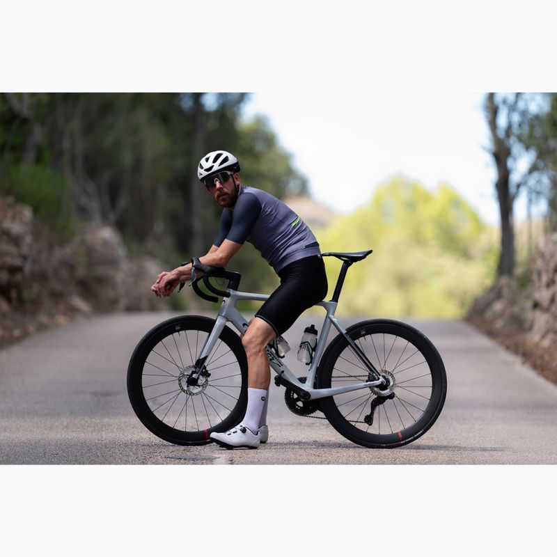 Pánsky cyklistický dres Rogelli Fast grey / turguoise 11