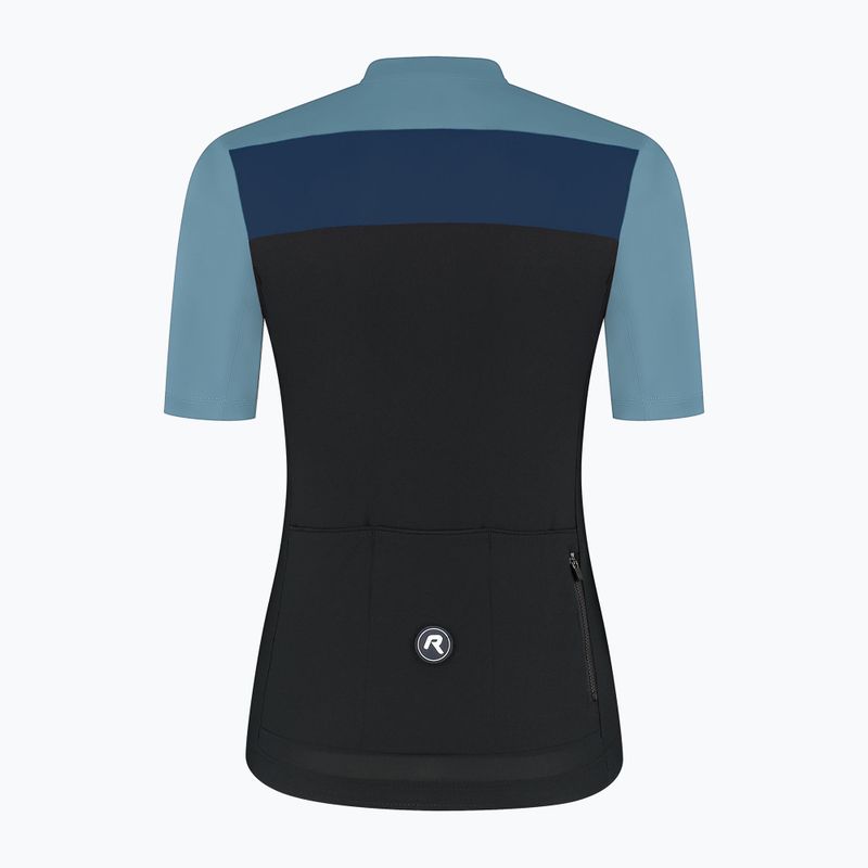 Dámsky cyklistický dres Rogelli Core Block W black/blue/dark blue 7