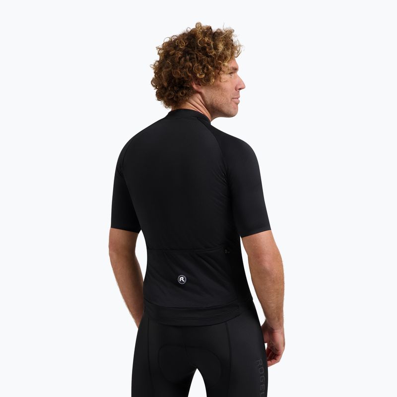 Rogelli Essential II pánsky cyklistický dres čierny 2