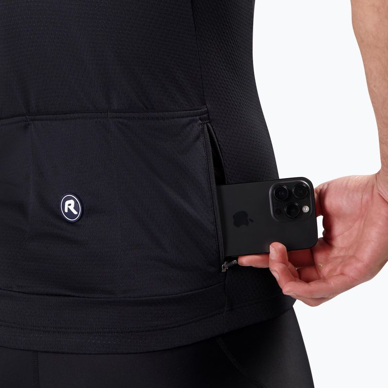 Rogelli Essential II pánsky cyklistický dres čierny 5