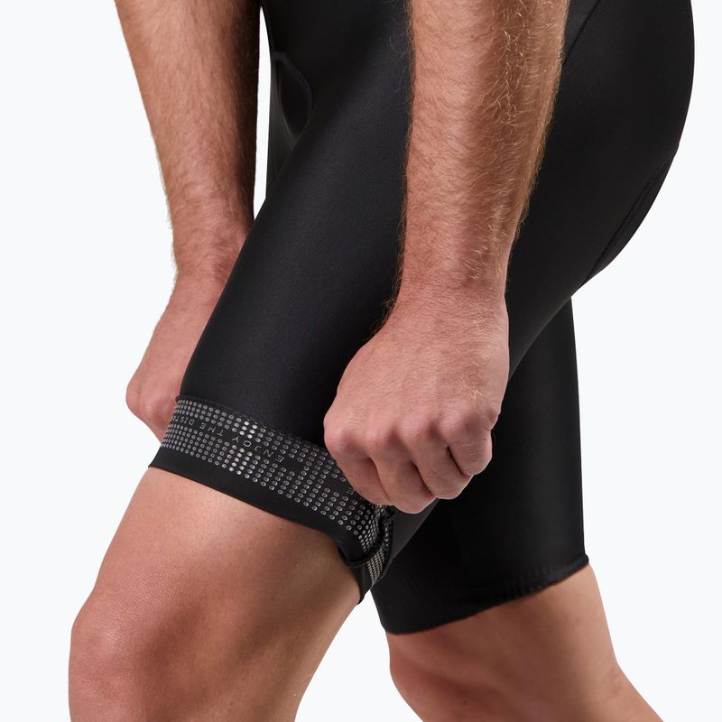 Rogelli Distance II Bib Short pánske cyklistické šortky čierne 6