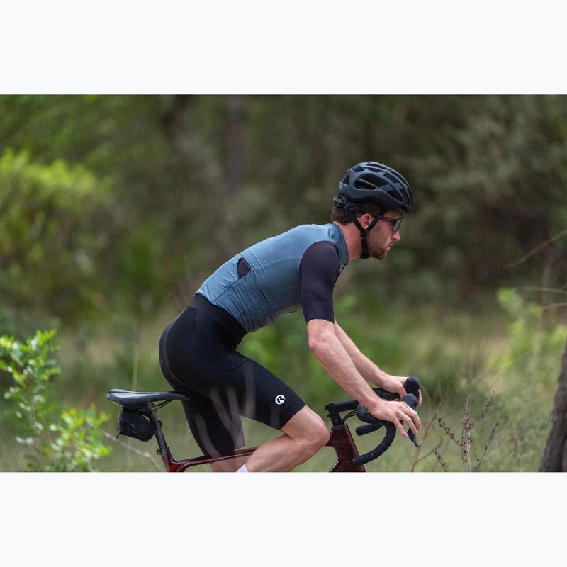 Rogelli Distance II Bib Short pánske cyklistické šortky čierne 9