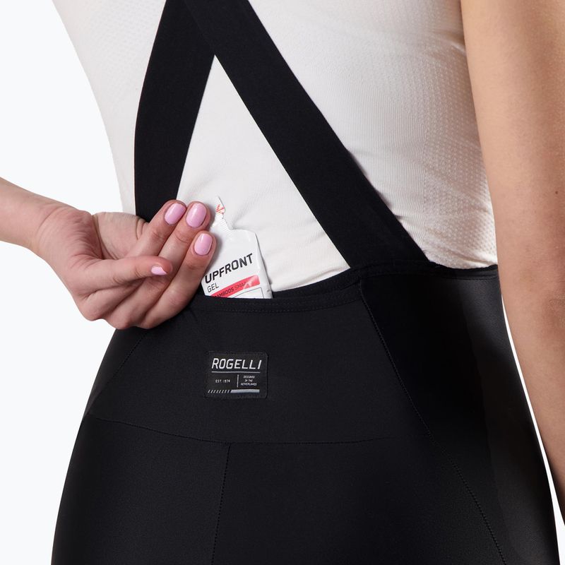 Dámske cyklistické šortky Rogelli Distance II Bib Short W black 4