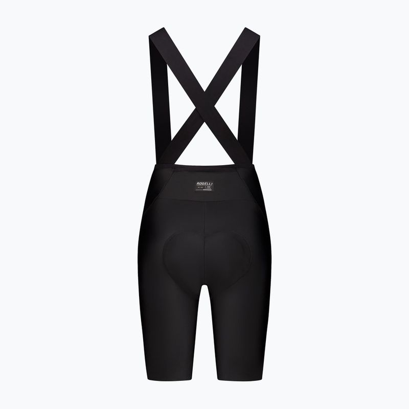 Dámske cyklistické šortky Rogelli Distance II Bib Short W black 9