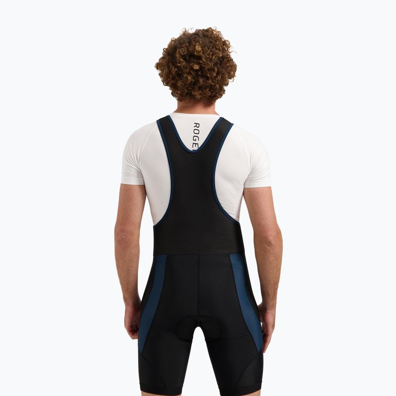 Rogelli Core Bib Short pánske cyklistické šortky black/blue 2
