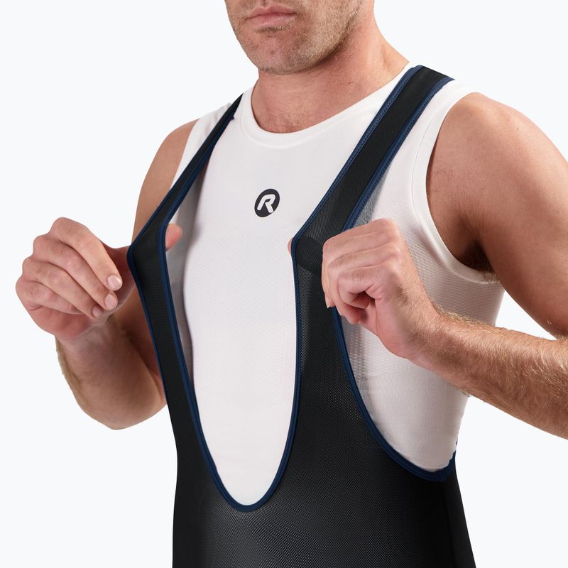 Rogelli Core Bib Short pánske cyklistické šortky black/blue 3