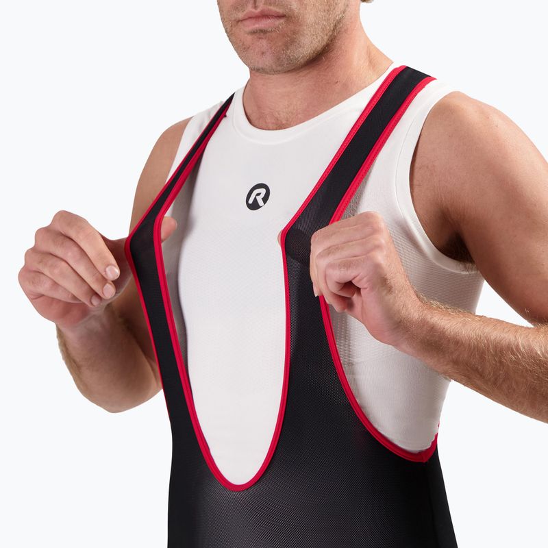Rogelli Core Bib Short pánske cyklistické šortky black/red 3