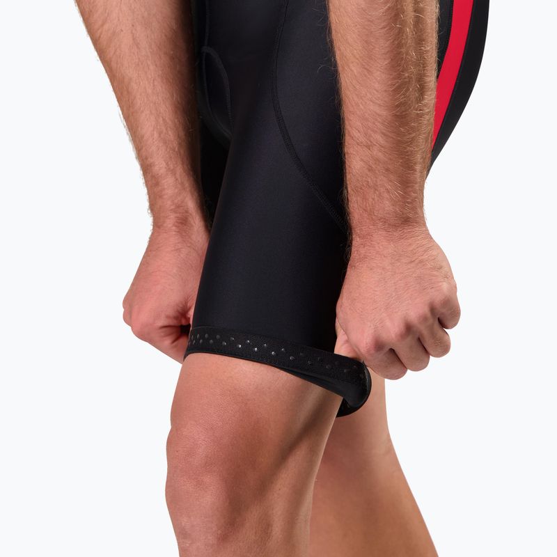 Rogelli Core Bib Short pánske cyklistické šortky black/red 5