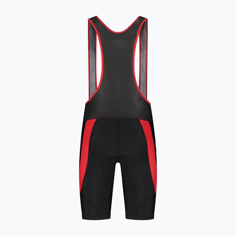 Rogelli Core Bib Short pánske cyklistické šortky black/red 7