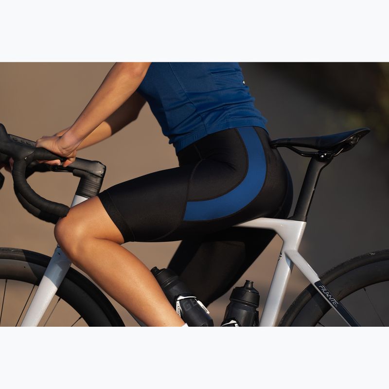 Dámske cyklistické šortky Rogelli Core Bib Short W black/blue 7