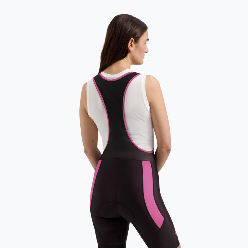 Dámske cyklistické šortky Rogelli Core Bib Short W black/pink 2