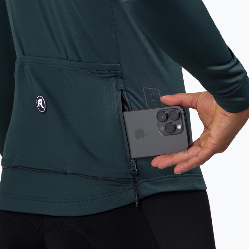 Pánske cyklistické tričko longsleeve Rogelli Essential II blue 6