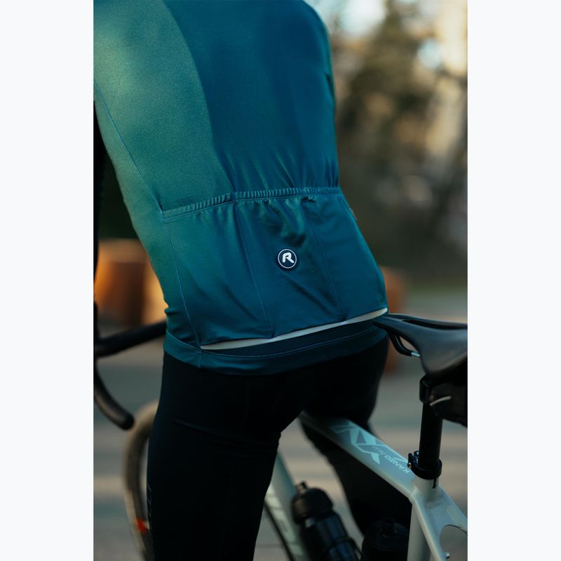 Pánske cyklistické tričko longsleeve Rogelli Essential II blue 13