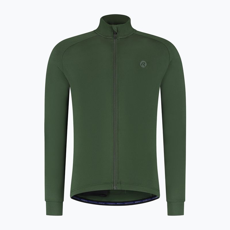 Pánsky cyklistický dres longsleeve Rogelli Essential II green 7