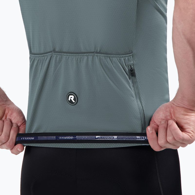 Pánsky cyklistický dres Rogelli Essential II grey 4