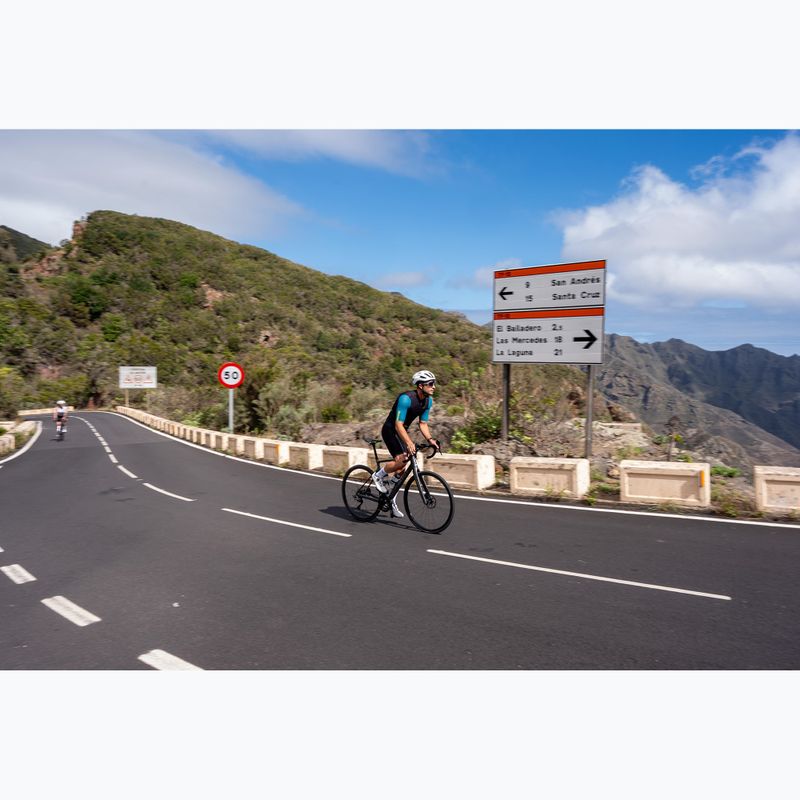 Pánsky cyklistický dres Rogelli Fast black/teal/green 8