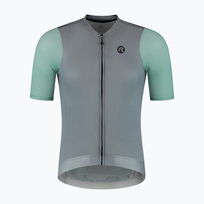 Pánsky cyklistický dres Rogelli Fast grey/dusty teal/teal 6