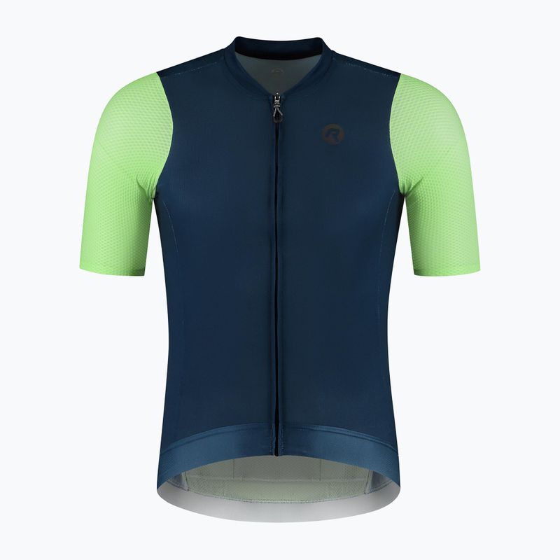 Pánsky cyklistický dres Rogelli Fast blue/lime 5