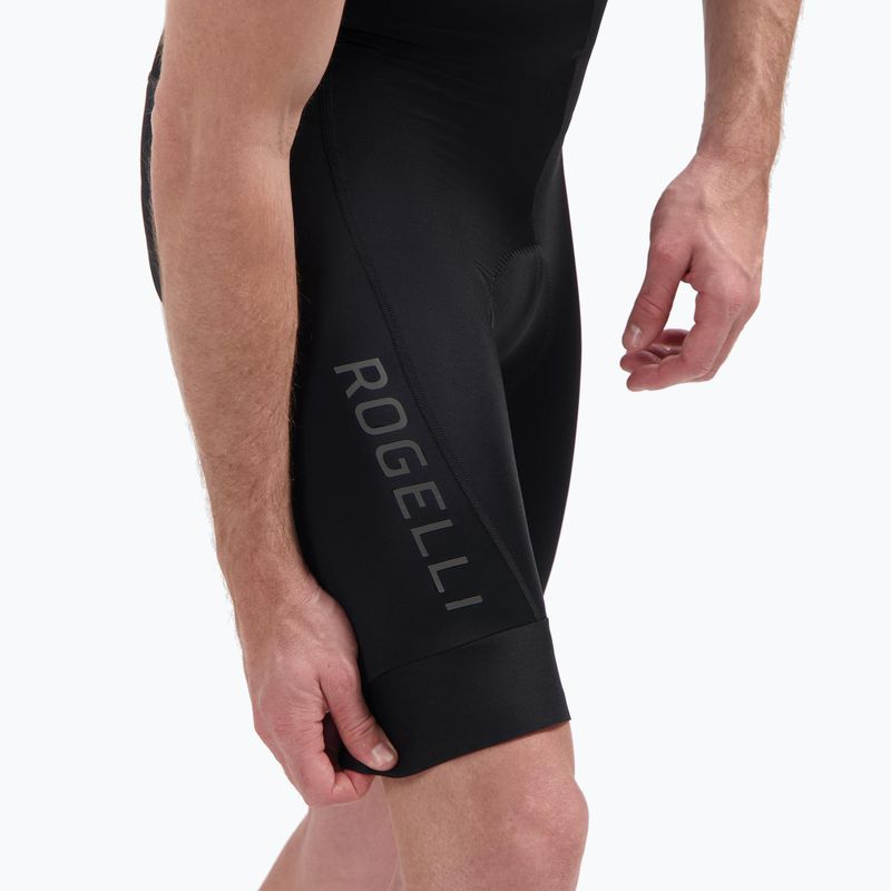 Pánske cyklistické šortky Rogelli Essential II Bib Short black 5