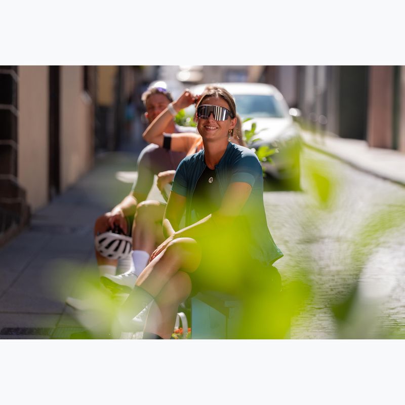 Dámsky cyklistický dres Rogelli Modesta teal 11