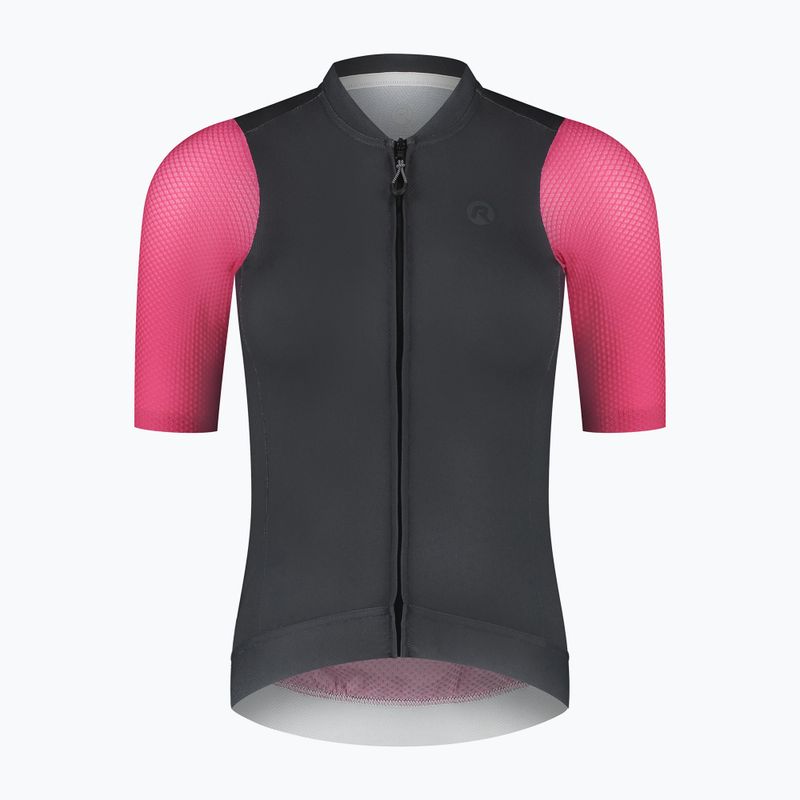 Dámsky cyklistický dres Rogelli Fast ebony/pink/coral 6