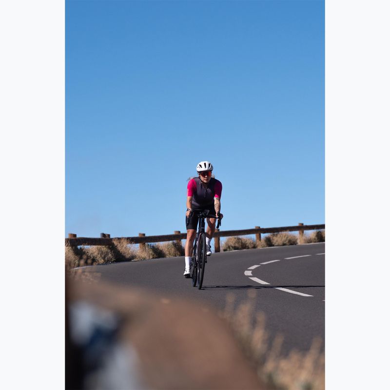 Dámsky cyklistický dres Rogelli Fast ebony/pink/coral 9