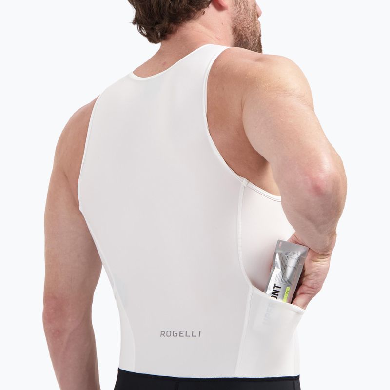 Triatlonový oblek  Rogelli Florida Tri Suit WS black/white 4