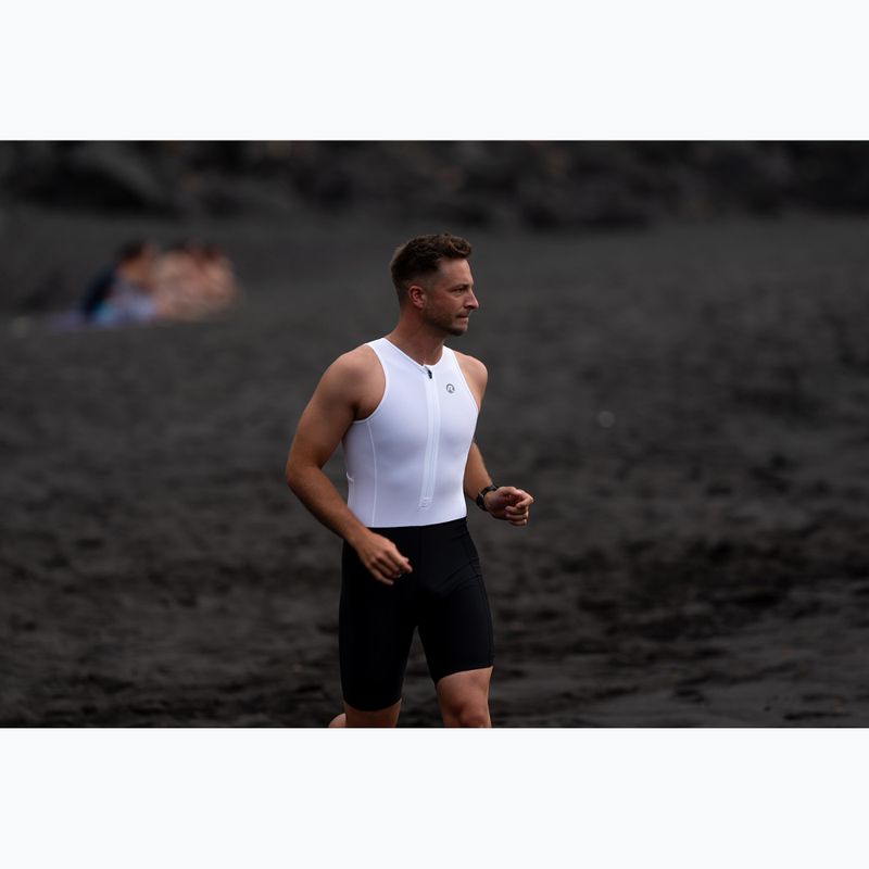 Triatlonový oblek  Rogelli Florida Tri Suit WS black/white 8