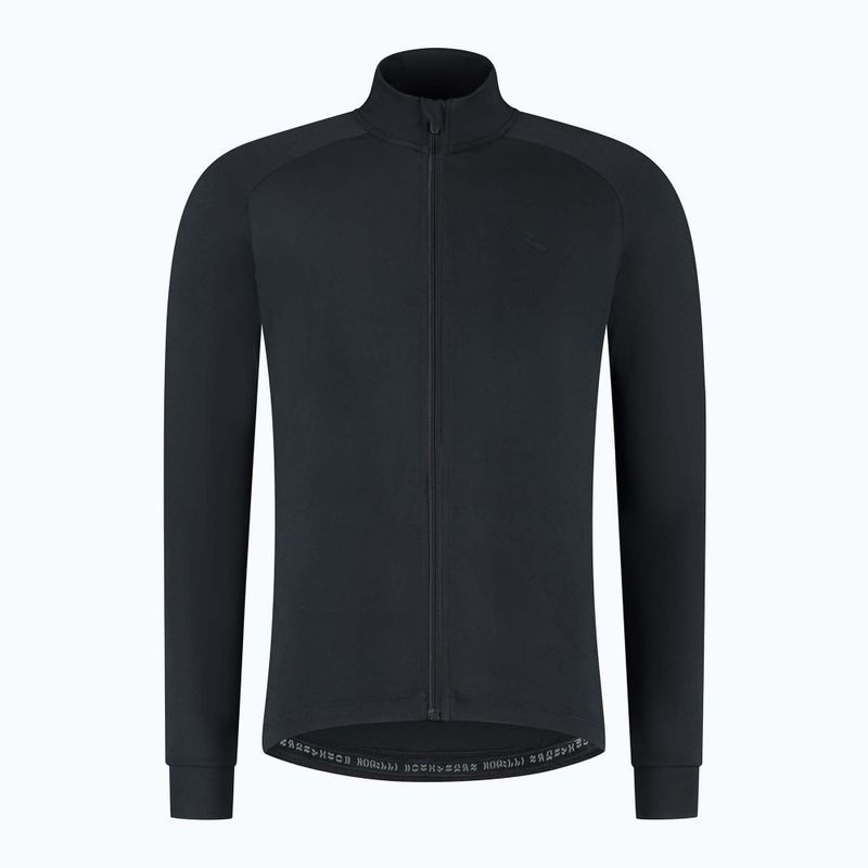Pánsky cyklistický dres longsleeve Rogelli Essential Light black 5