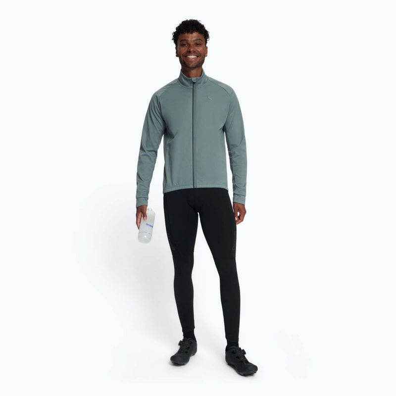 Pánska cyklistická bunda Rogelli Essential II Jacket grey 2