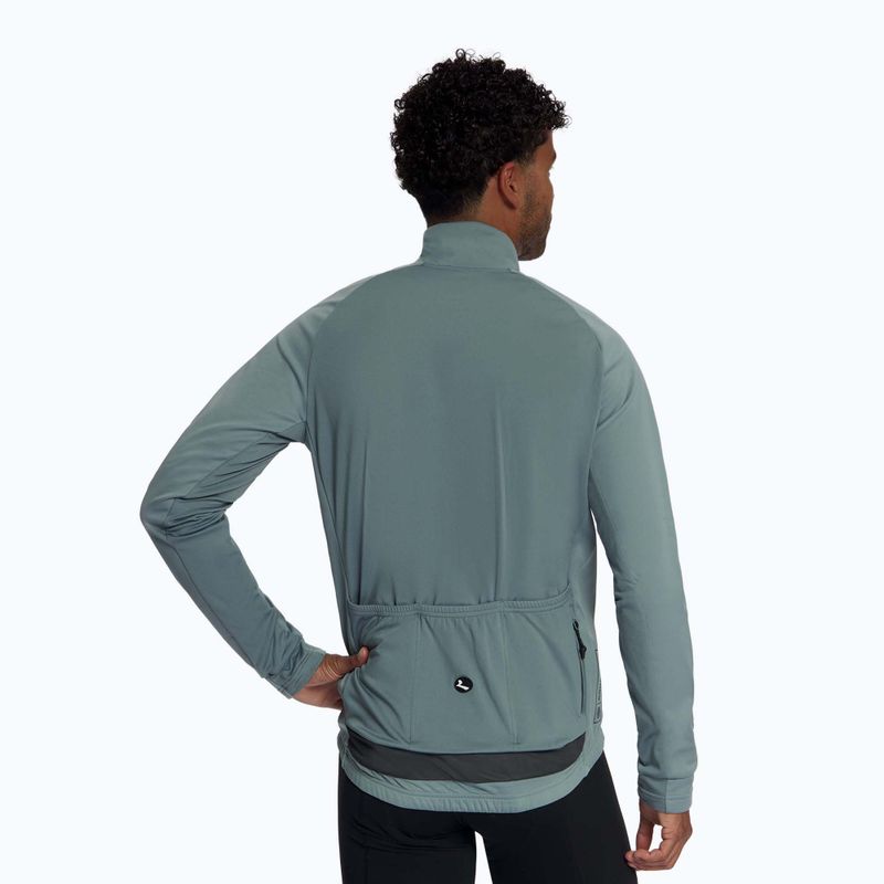 Pánska cyklistická bunda Rogelli Essential II Jacket grey 3