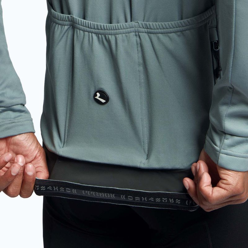 Pánska cyklistická bunda Rogelli Essential II Jacket grey 5
